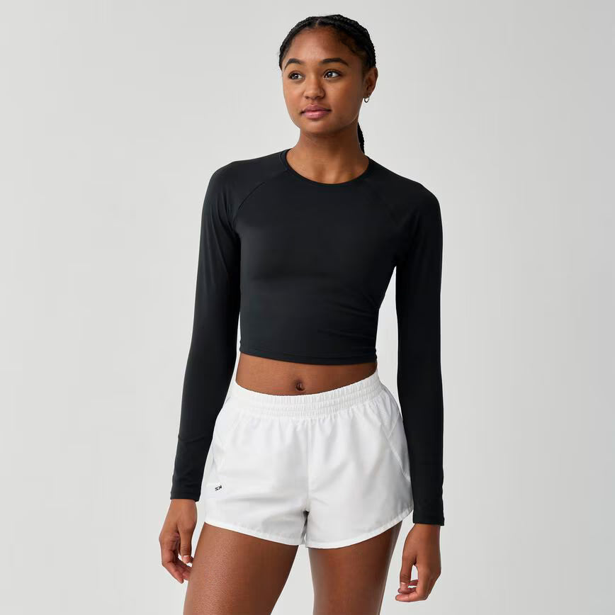 Luxe Crop Long Sleeve