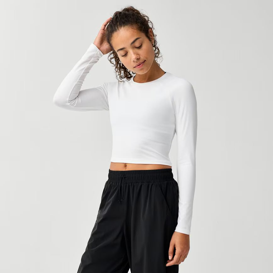 Luxe Crop Long Sleeve